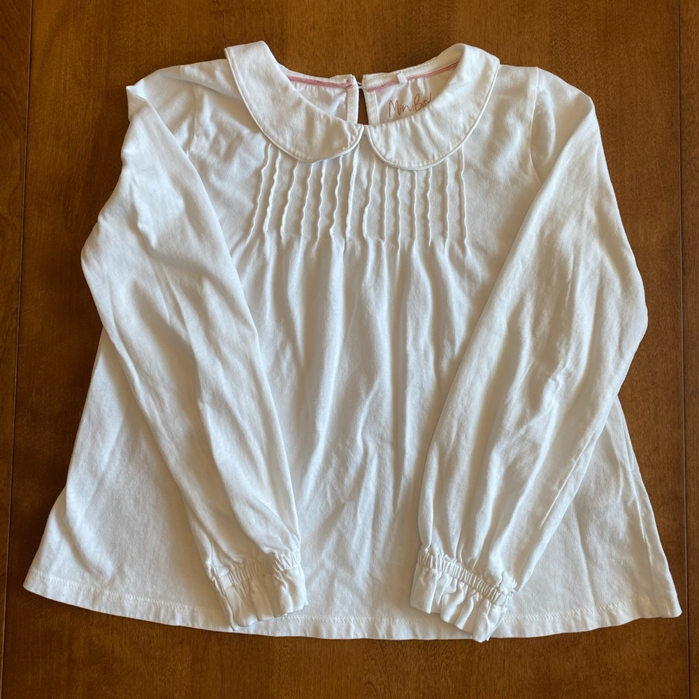 EUC Mini Boden Collard Jersey Top size 7/8